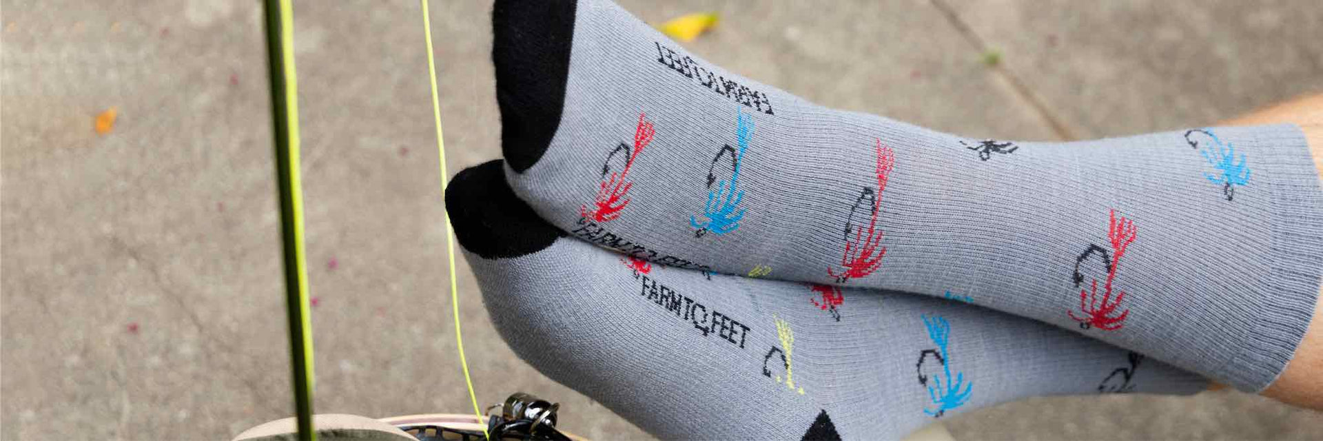 Men's Socks  Header Image Text Overlay