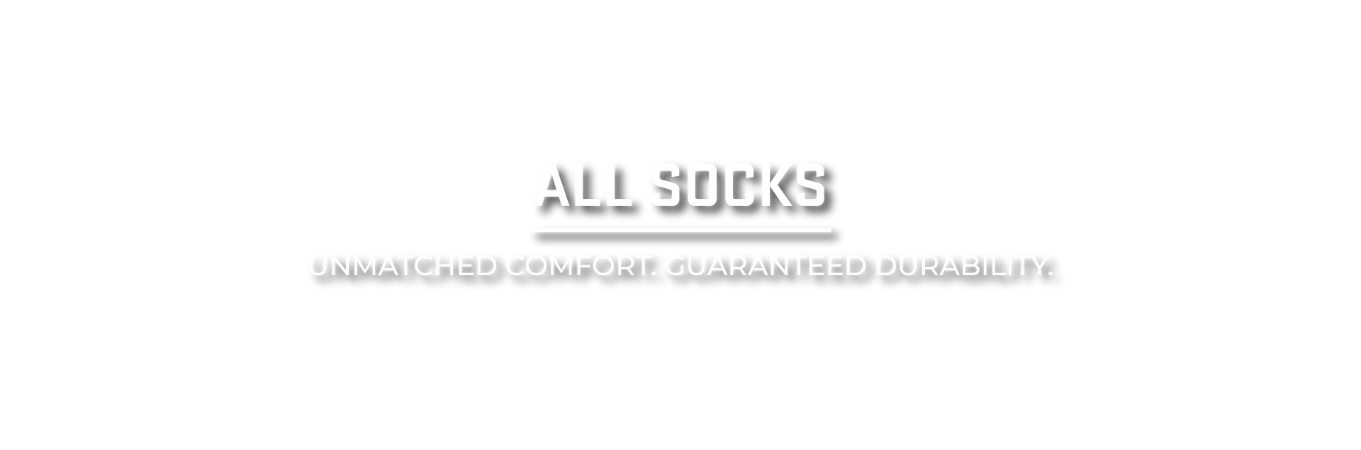 Socks  Header Image Text Overlay