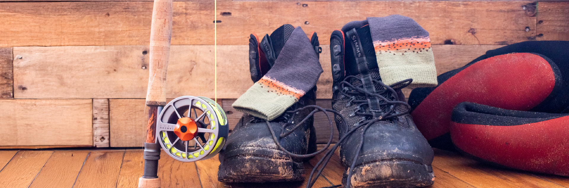 Men's Socks Header Image Text Overlay