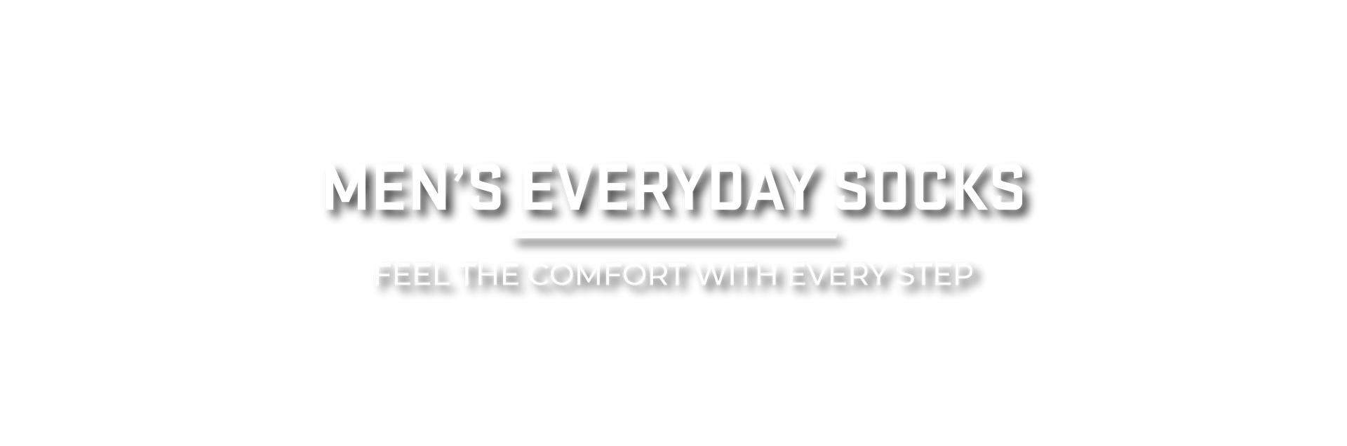 Men's Everyday  Header Image Text Overlay