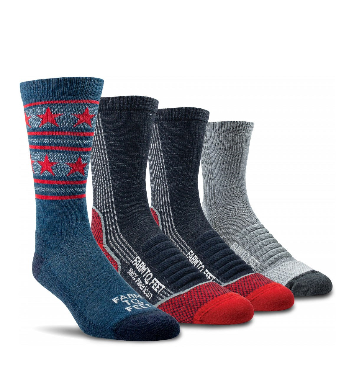 All-American Bundle: 4 Pairs - Light Cushion