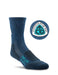 American Trail 3/4 CREW Grays Peak Light Targeted Cushion