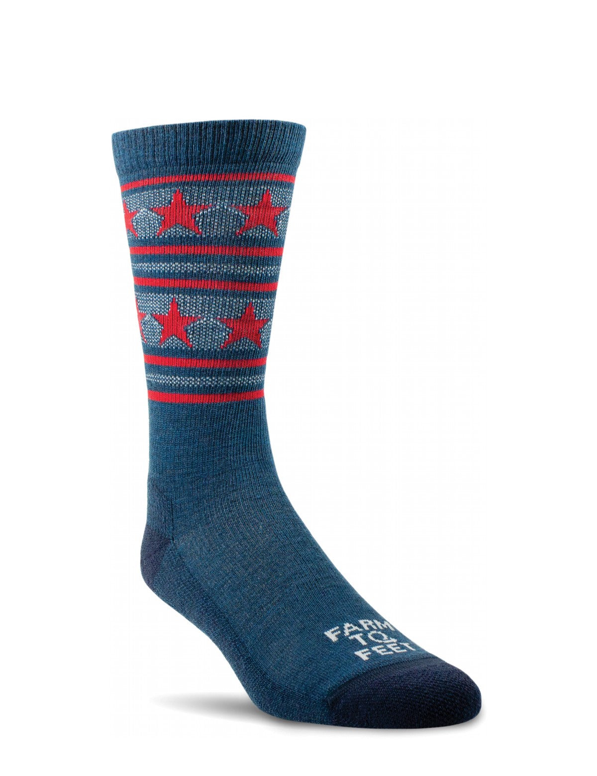 Farm to Feet Olympia Light Cushion 3/4 Crew Merino Wool Socks (Natural, Medium)並行輸入 Philadelphia - Light Cushion | Farm to Feet