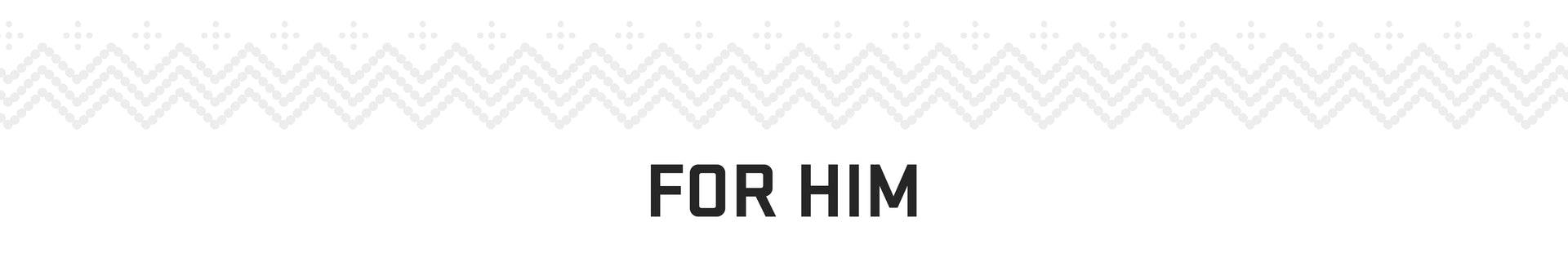 2023 Gift Guide - For Him  Header Image Text Overlay