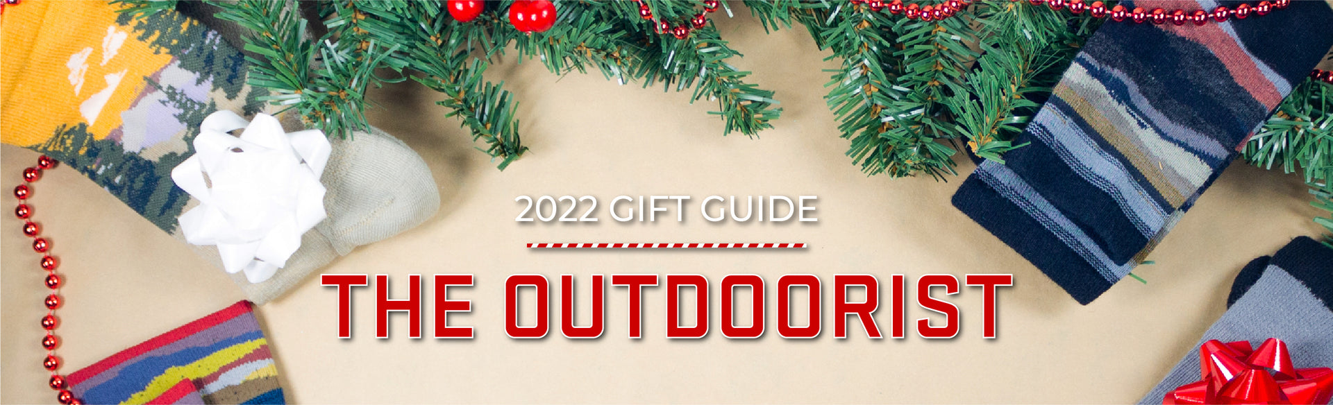 Gift Guide 2022 - Outdoorists  Header Image Text Overlay