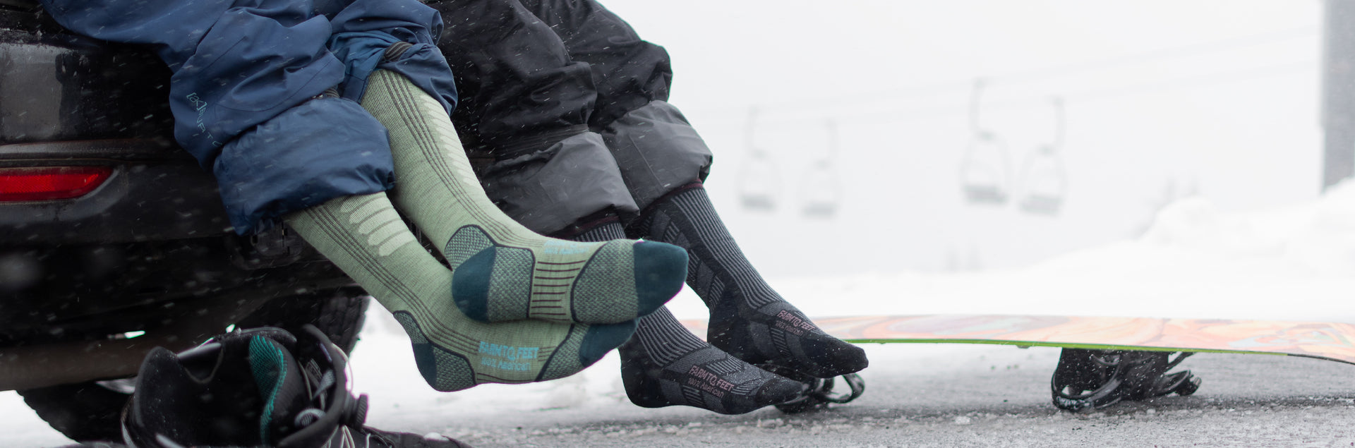 Women's Snow Sports  Header Image Text Overlay