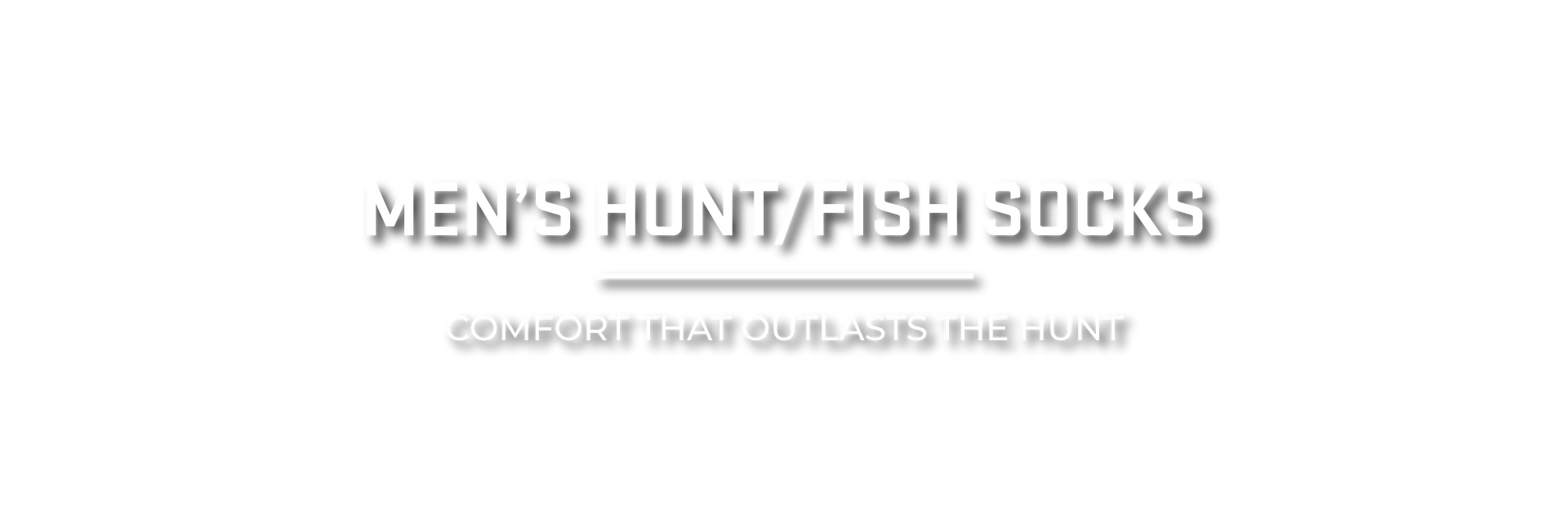 Men's Hunt/Fish  Header Image Text Overlay
