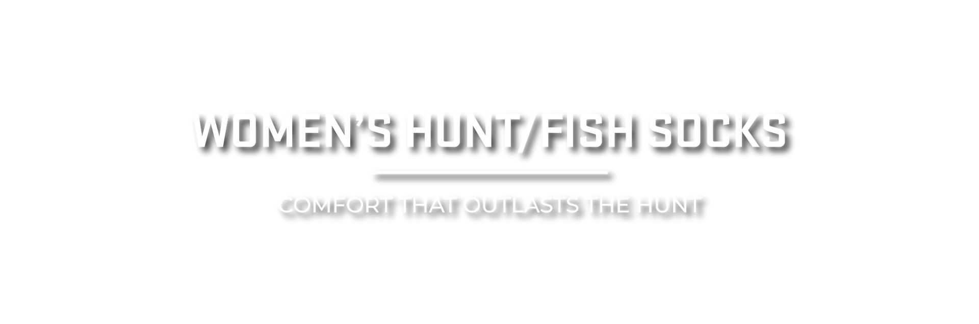 Women's Hunt/Fish  Header Image Text Overlay