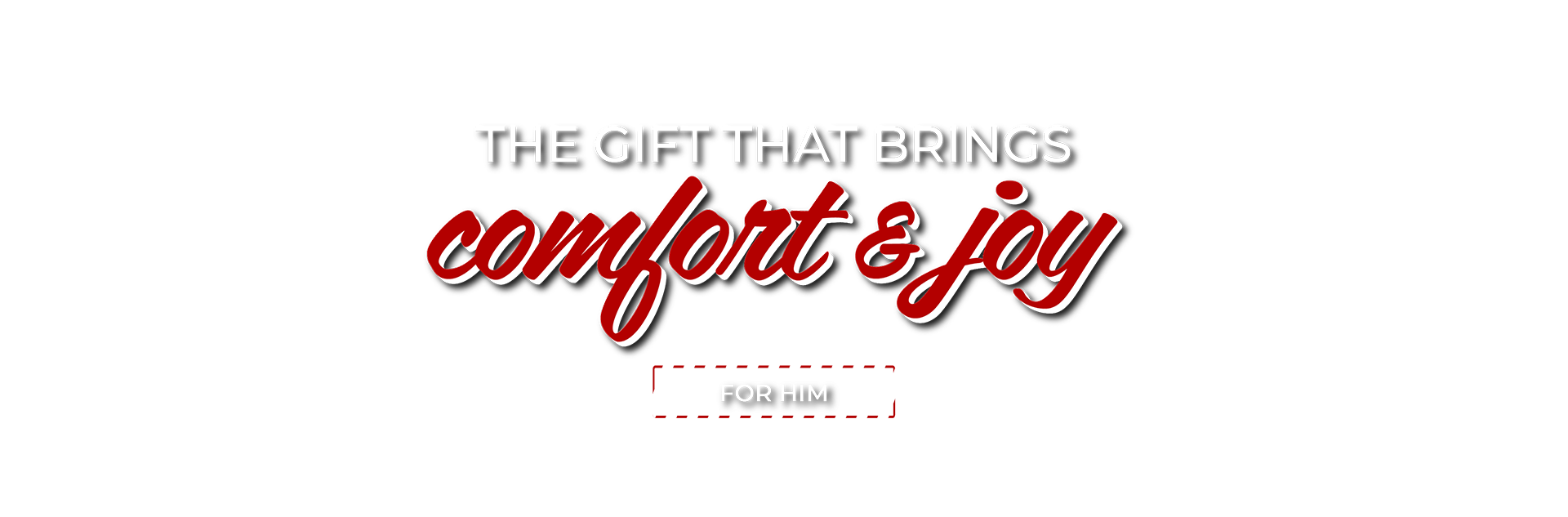 For Him  Header Image Text Overlay