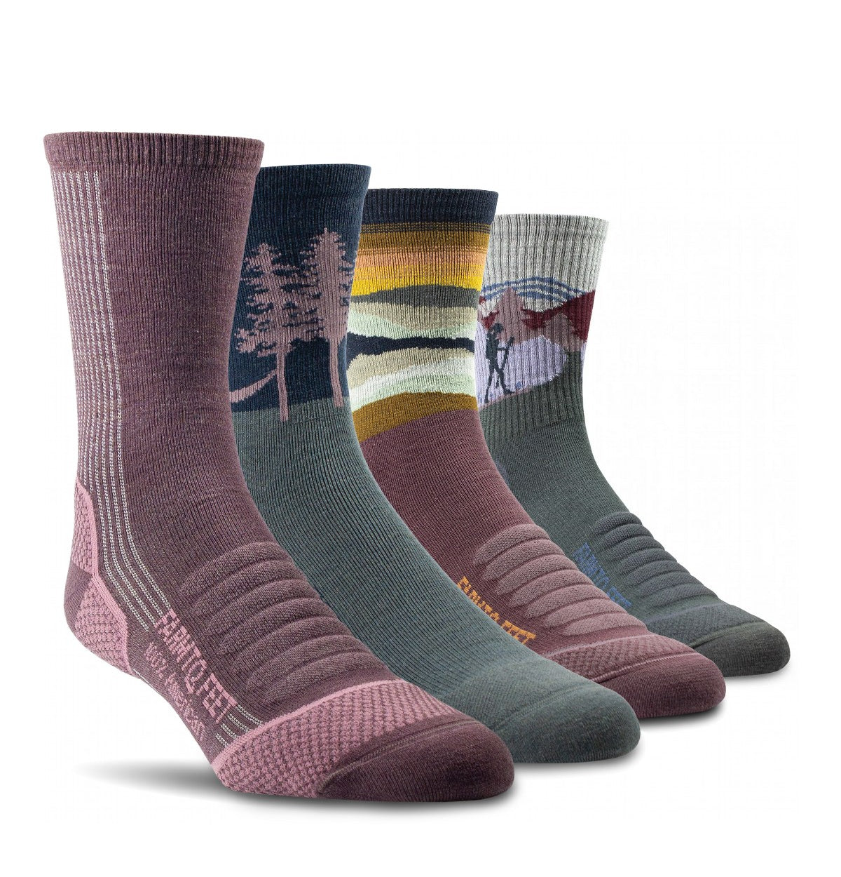 Peaks & Pathways Trail Bundle: 4 Pairs - Light Cushion: 4 Pairs - Lightweight