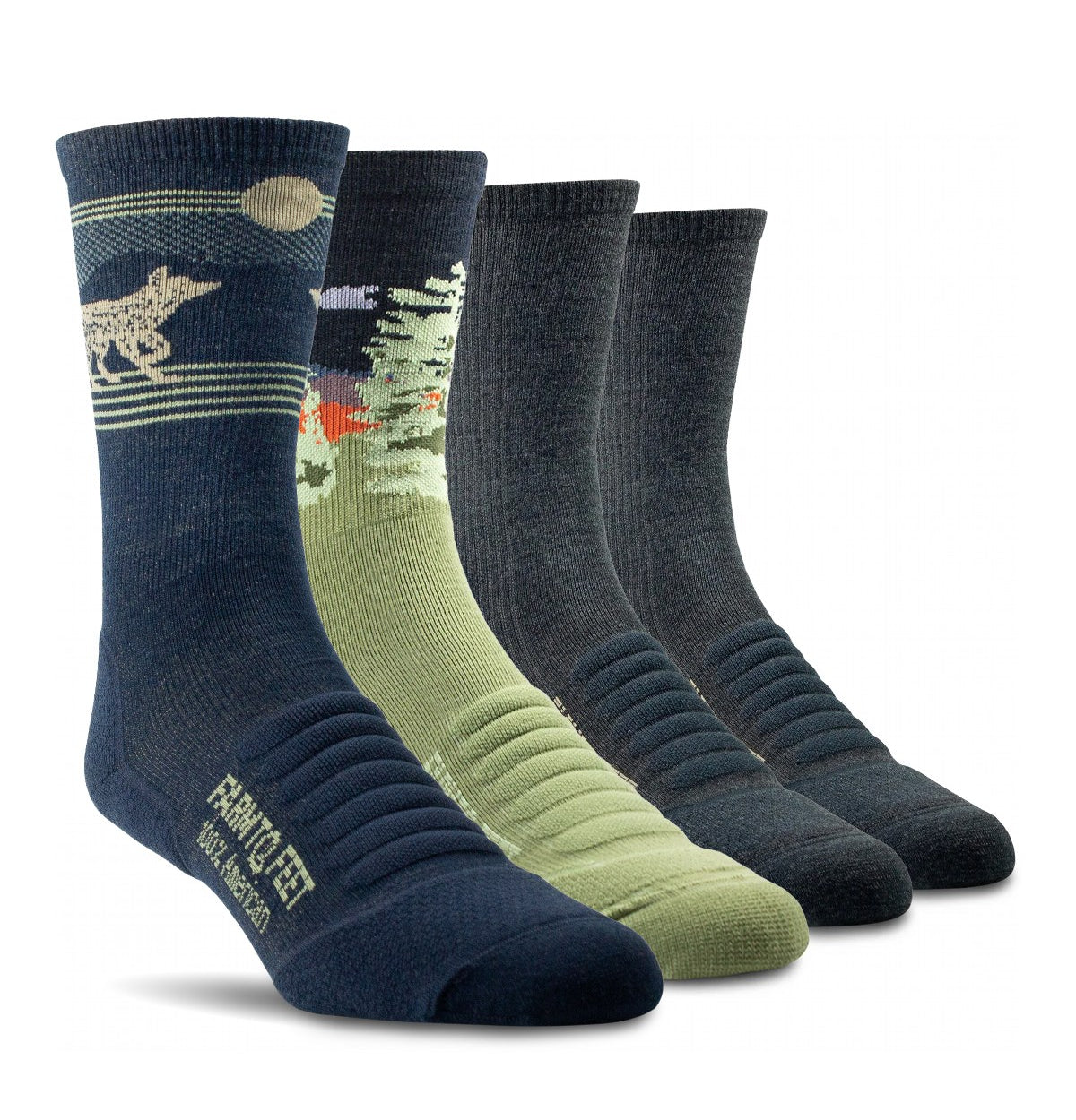 Trail Rogue Bundle: 4 Pairs - Light Cushion: 4 Pairs - Lightweight
